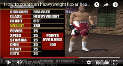 A tip for Knockout Kings 2000 which allows the player to create a super heavyweight boxer.