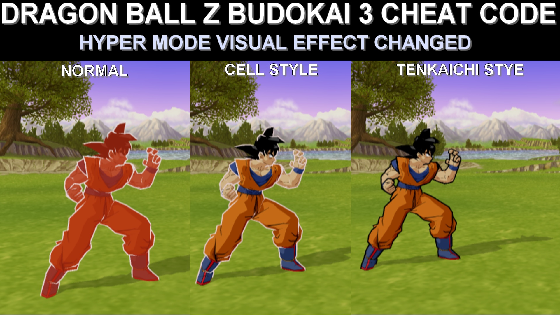 Cheat Codes for Dragon Ball Z Budokai Tenkaichi 3 on Action Replay